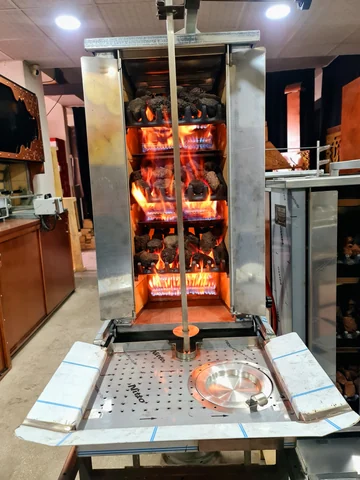 Machine à kebab à gaz et pierre de lave — AG-298 — Vue du produit 3