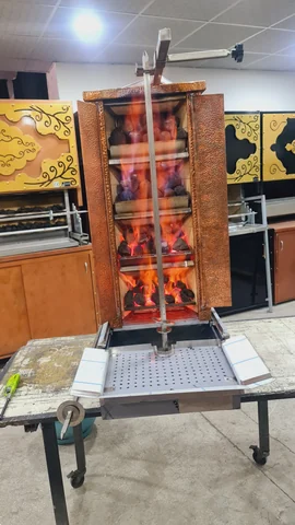 Gas & lava rock doner machine — AG-133 — Product view 3