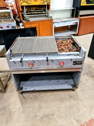 Parrilla de kebab a gas y piedra volcánica — AG-303 — Vista del producto 4