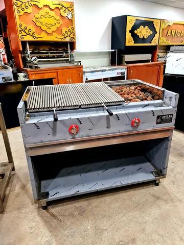 Parrilla de kebab a gas y piedra volcánica — AG-303 — Vista del producto 3