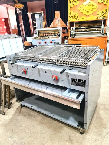 Parrilla de kebab a gas y piedra volcánica — AG-303 — Vista del producto 1