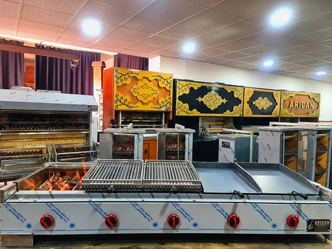شواية كباب بالغاز وحجر اللافا — AG-095 — منظر المنتج 2