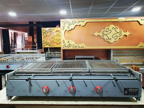شواية كباب بالغاز وحجر اللافا · 150 cm — AG-232 — منظر المنتج 3