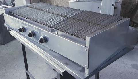 Gas & lava rock kebab grill — AG-173 — Product view 2