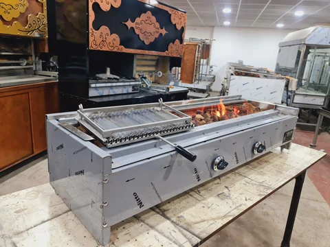 شواية كباب بالغاز وحجر اللافا — AG-130 — منظر المنتج 4