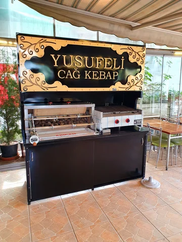 Máquinas de cağ kebab a gas · Modelo industrial · 200 cm — AG-336 — Vista del producto 2
