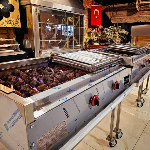 شواية كباب بالغاز وحجر اللافا · 125 cm — AG-433 — منظر المنتج 1