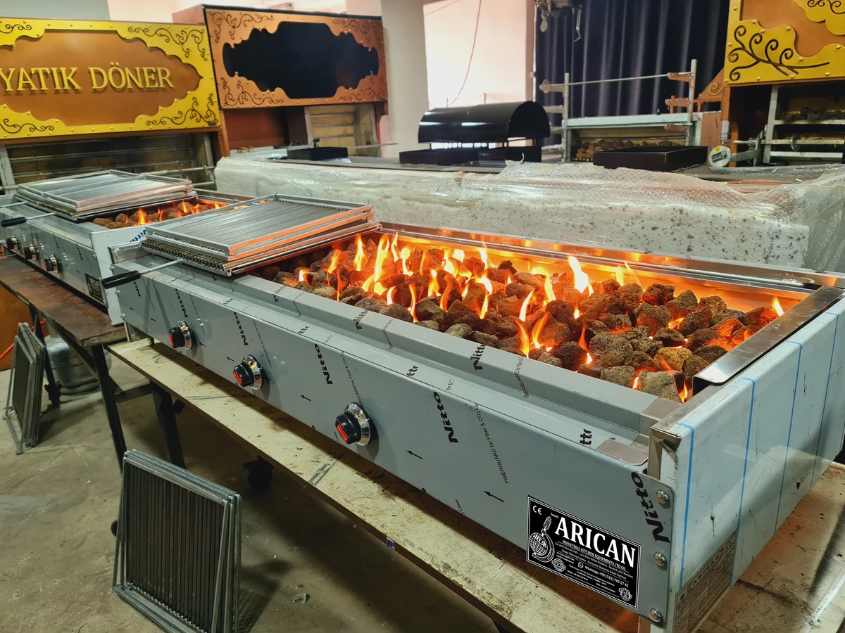 شواية كباب بالغاز وحجر اللافا — AG-350 — منظر المنتج 1