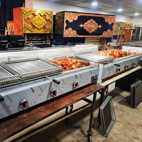 شواية كباب بالغاز وحجر اللافا — AG-350 — منظر المنتج 4