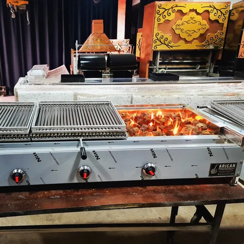 شواية كباب بالغاز وحجر اللافا — AG-350 — منظر المنتج 2