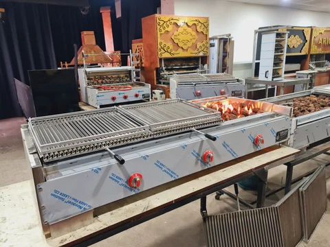 شواية كباب بالغاز وحجر اللافا · 200 cm — AG-019 — منظر المنتج 4