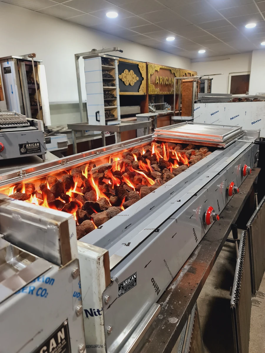 شواية كباب بالغاز وحجر اللافا · 200 cm — AG-019 — منظر المنتج 1