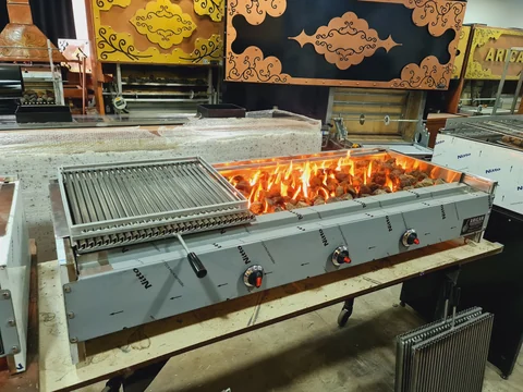 شواية كباب بالغاز وحجر اللافا — AG-350 — منظر المنتج 3
