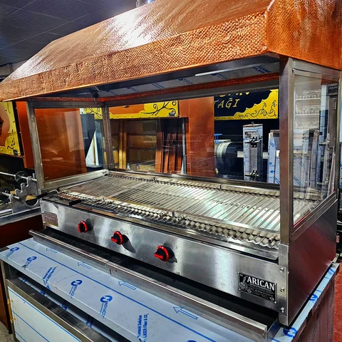 شواية كباب بالغاز وحجر اللافا — AG-402 — منظر المنتج 2