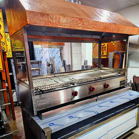 شواية كباب بالغاز وحجر اللافا — AG-402 — منظر المنتج 1