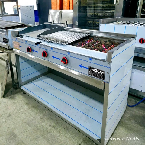 شواية كباب بالغاز وحجر اللافا · 150 cm — AG-405 — منظر المنتج 1