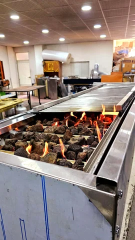 Parrilla de kebab a gas y piedra volcánica · 200 cm — AG-413 — Vista del producto 3