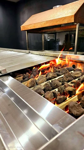 Parrilla de kebab a gas y piedra volcánica · 200 cm — AG-413 — Vista del producto 4