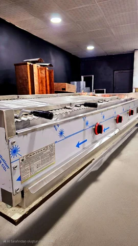 Parrilla de kebab a gas y piedra volcánica · 200 cm — AG-413 — Vista del producto 2