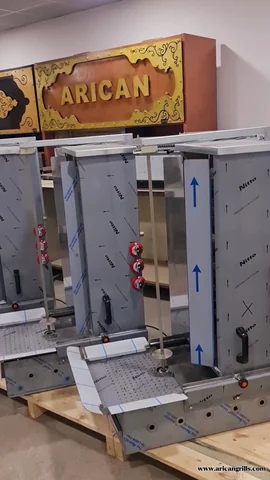 Gas & lava rock doner machine — AG-051 — Product view 2