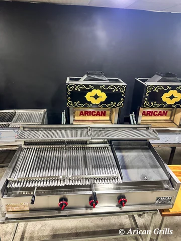 شواية كباب بالغاز وحجر اللافا — AG-445 — منظر المنتج 4