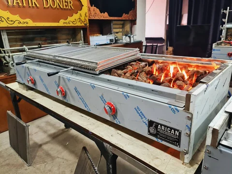 شواية كباب بالغاز وحجر اللافا — AG-334 — منظر المنتج 4