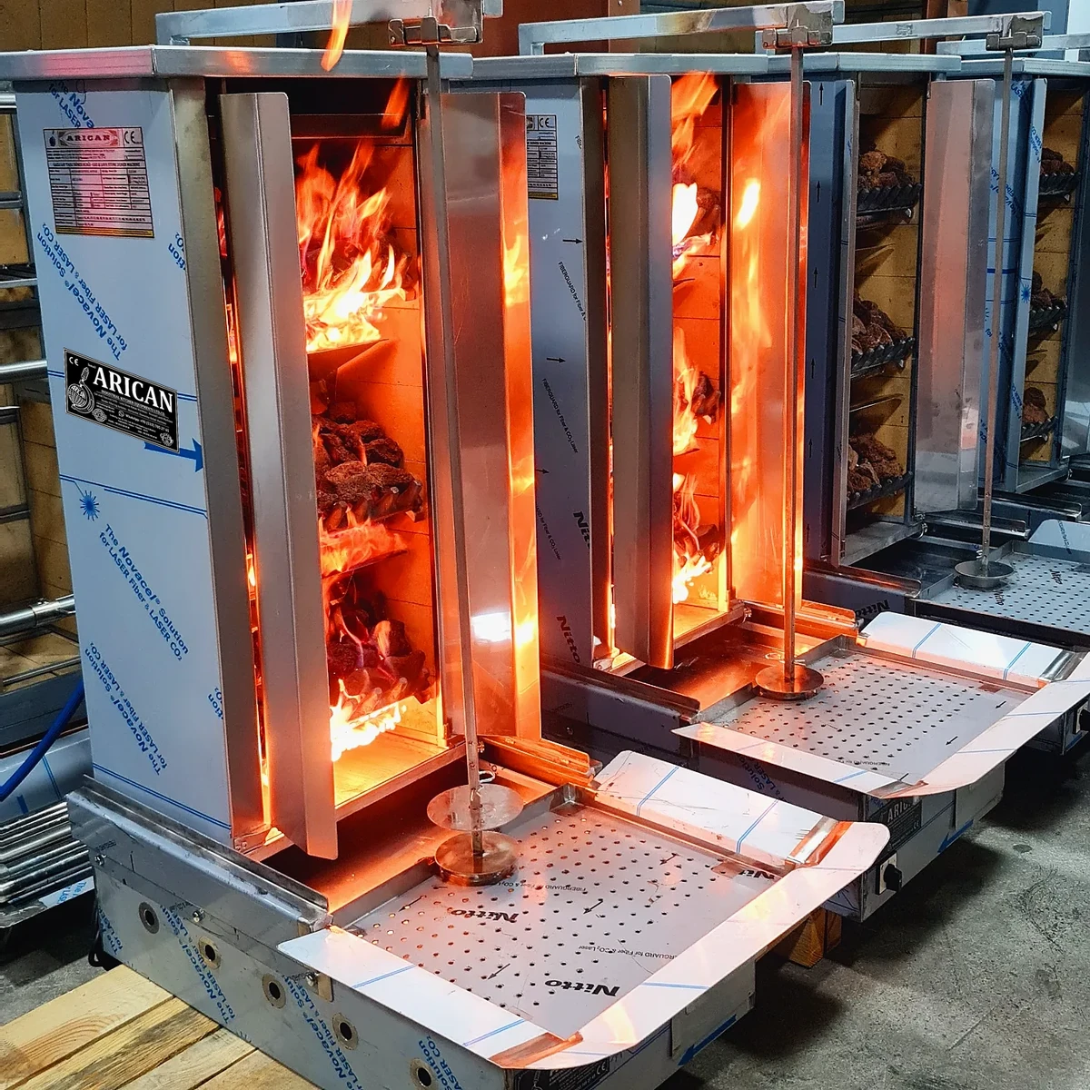 Gas & lava rock doner machine — AG-246 — Product view 1