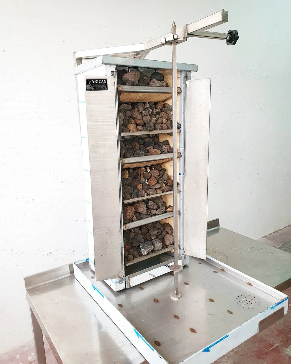 Gas & lava rock doner machine — AG-367 — Product view 1