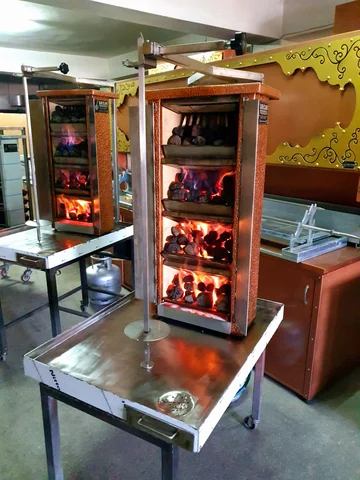 Gas & lava rock doner machine — AG-332 — Product view 3