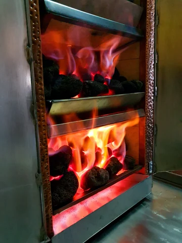 Gas & lava rock doner machine — AG-332 — Product view 4