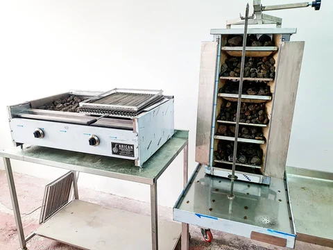 شواية كباب بالغاز وحجر اللافا — AG-309 — منظر المنتج 4