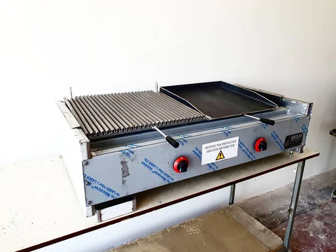Parrilla de kebab a gas y piedra volcánica · 100 cm — AG-282 — Vista del producto 2