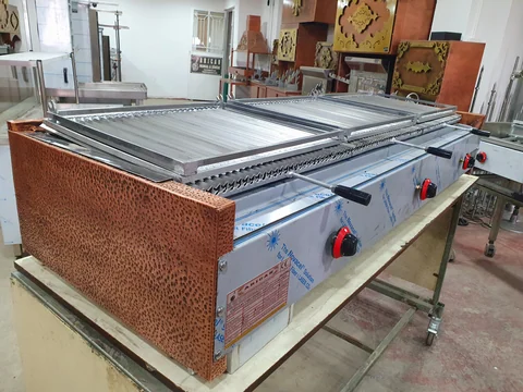 شواية كباب بالغاز وحجر اللافا — AG-382 — منظر المنتج 2