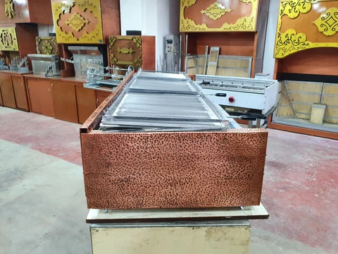 شواية كباب بالغاز وحجر اللافا — AG-382 — منظر المنتج 3