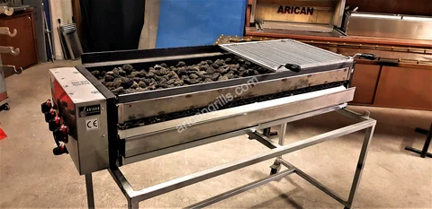 شواية كباب بالغاز وحجر اللافا — AG-042 — منظر المنتج 3