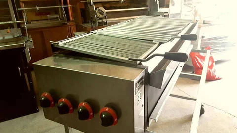 شواية كباب بالغاز وحجر اللافا — AG-230 — منظر المنتج 2