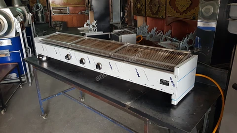 Parrilla de kebab a gas y piedra volcánica — AG-254 — Vista del producto 1