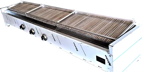 Parrilla de kebab a gas y piedra volcánica — AG-254 — Vista del producto 3