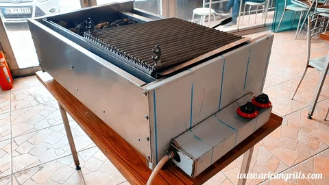 شواية كباب بالغاز وحجر اللافا · 100 cm — AG-220 — منظر المنتج 2