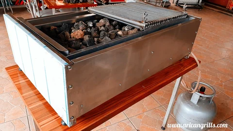 شواية كباب بالغاز وحجر اللافا · 100 cm — AG-220 — منظر المنتج 3
