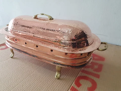 Beheizbare Kupfer-Servierplatte · Kupferverkleidung — AG-280 · 6