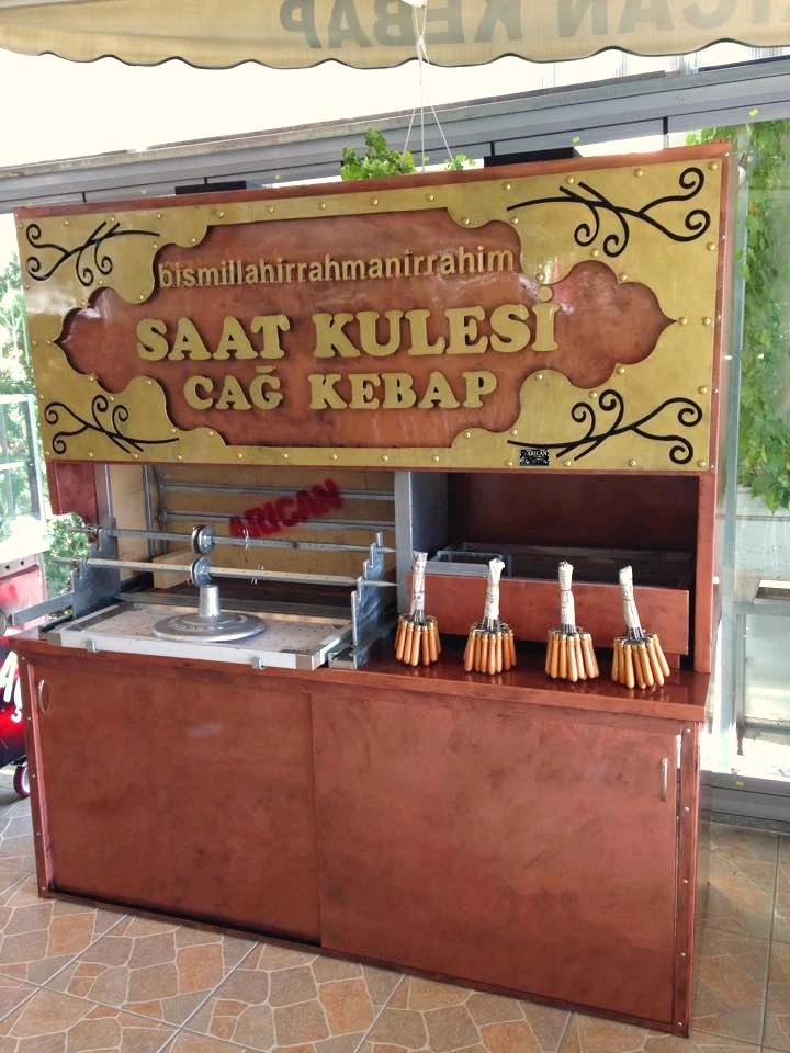Máquinas de cağ kebab a leña · Acabado de aspecto cobrizo · Ejemplos de diseños a medida — AG-339 · 1