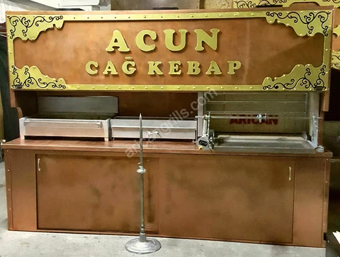 Holzbefeuerte Cağ-Kebab-Grills · Kupferoptik · Individuelle Designbeispiele — AG-221 · 5
