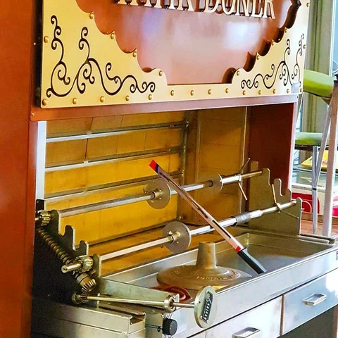 أفران كباب جاغ بالحطب · مظهر نحاسي · أمثلة تصاميم حسب الطلب — AG-287 — منظر المنتج 2