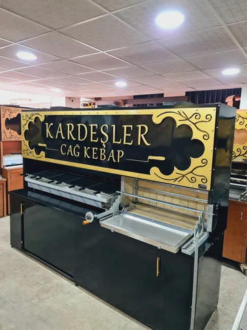 Wood-fired cağ kebab machines · Black metal · Custom design examples — AG-290 · 7