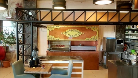 Máquinas de cağ kebab a leña · Acabado de aspecto cobrizo · Ejemplos de diseños a medida — AG-274 — Vista del producto 2
