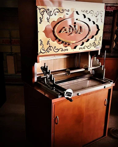 أفران كباب جاغ بالحطب · مظهر نحاسي · 100 cm — AG-233 — منظر المنتج 3