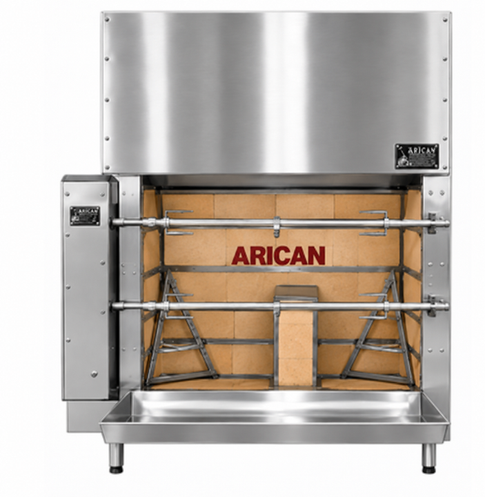 Stainless wood-fired