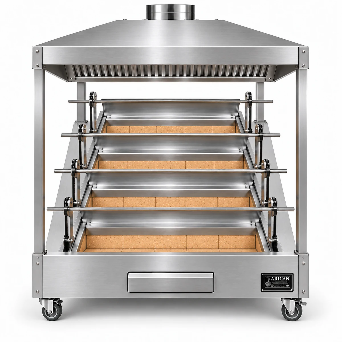 Hähnchengrill mit Haube · 4 Spieße