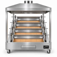 Hähnchengrill mit Haube · 4 Spieße